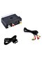 Scart to Rca Skart Tos Av Svideo Converter Set + Rca Cable + Scart Cable