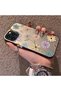 حافظة هاتف أنيقة متوافقة مع iPhone 16 Pro Max، مزينة بنقوش زهور وحماية ضد السقوط. - 2