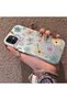 iPhone 11 Compatible Stylish Flower Pattern Anti-Drop Phone Case - 2