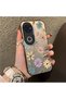 Vivo V50 Compatible Stylish Floral Pattern Drop-Proof Phone Case