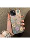 iPhone 15 Plus/14 Plus Compatible Stylish Floral Pattern Anti-Drop Phone Case