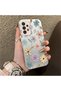 Samsung Galaxy A33 Compatible Stylish Floral Pattern Anti-Drop Phone Case