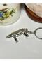 Drill Design Silver Color Metal Keychain - 3