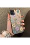 Samsung Galaxy A03/A04E/A04 Compatible Stylish Floral Pattern Anti-Drop Protective Phone Case