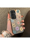 Samsung Galaxy S24 Plus Compatible Stylish Floral Pattern Anti-Drop Phone Case