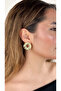 Circle Shaped Wavy Earrings - 5