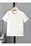 3-Piece Children's Basic T-Shirt Set 100% Cotton – Comfortable Fit + Black Shorts as a Gift - 2
