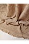 Ashy Pink Beige Colorful Wrinkled Jersey Fabric 155X190Cm - 6