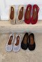 Torina Women's Ballet Flats White Mesh - 6