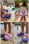 Baby Girl Eva Comfortable Sole Home Bathroom Garden Pool Beach Slippers Sandals (Check the Size Chart) - 2