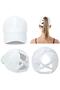 Horse Tail Hat for Women – Breathable Perforated Fabric, Adjustable Sports Hat, Summer White - 3