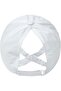 Horse Tail Hat for Women – Breathable Perforated Fabric, Adjustable Sports Hat, Summer White - 6