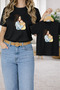 T-Shirt Mother Daughter Combination Oversize – Mother & Child Twin Printed T-Shirt (Single Price)