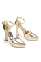 Women's Pointed Toe Platform Evening Dress Shoes