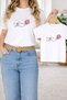 T-Shirt Mother Daughter Combination Oversize – Mother & Child Twin Printed T-Shirt (Single Price)