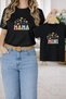 T-Shirt Mother Daughter Combination Oversize – Mother & Child Twin Printed T-Shirt (Single Price)