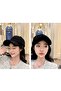 Plush Hat for Women – Black Color with Stone Detail, Winter Hat, Adjustable Black - 4