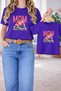 T-Shirt Mother Daughter Combination Oversize – Mother & Child Twin Printed T-Shirt (Single Price)