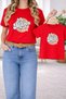 T-Shirt Mother Daughter Combination Oversize – Mother & Child Twin Printed T-Shirt (Single Price)