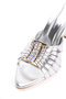 Women's Special Buckle Thin Heeled Slippers - 2