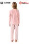 Premium Girls' Pop Corn Cinema Time Long Sleeve Velvet Pajama Set - 5