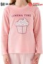 Premium Girls' Pop Corn Cinema Time Long Sleeve Velvet Pajama Set - 4