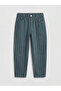 Navy Blue Baggy Fit Boys' Gabardine Trousers from Güli̇s Gi̇yi̇m