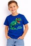 Dinosaur Printed Unisex Kids T-Shirt – Fun Graphic Design Casual T-Shirt