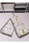 100% Cotton . Double-Layer Muslin Baby with Pompom on the Edge Patterned Si Blanket - 4