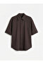 Textured Oversize Muslin Women's Shirt (S6) - 3
