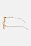 Women GU0010621E59 UV Protection Hexagon Sunglasses, Gold - 4