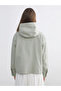 Khaki Hooded Oversize Women's Raincoat - 5