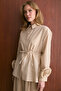 Floral Brooch Shirt 32-2741 - 3