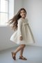 Girl's Linen Holiday Dress