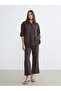 Textured Oversize Muslin Women's Shirt (S6) - 5