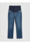 Quality Parts from Çelebi Store: Straight Fit Maternity Jean Pants with Abdominal Panel - 2