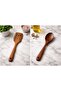 Natural Acacia Spoon Set 3-Piece Spatula Spoon Spoon Holder Wooden Kitchen Set - 5