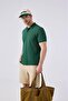 Polo Collar Men's T-Shirt 6Sm5044-Grn - 4