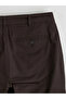 Brown Standard Fit Gabardine Men's Chino Pants