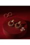 Women's Brown Bohemian Suede Leather Wrap Hoop Earrings - Vintage Design with Gold Color Detail - 3