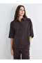 Textured Oversize Muslin Women's Shirt (S6) - 7