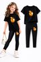 Girl's Leggings and T-Shirt Set/ Mother-Daughter Matching Outfit