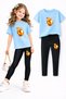 Girl's Leggings and T-Shirt Set/ Mother-Daughter Matching Outfit