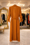 🧡 Lavin's Luxury Tan Belted Long Cardigan with Bead Detail - 3
