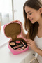 Medium Size Ribbon Makeup Bag Cosmetic Organizer Travel Bag - 3