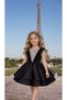 Girl's Matte Satin Evening Dress 2-10 Years Old, with Sheet Accessories, Birthday, Wedding - 5