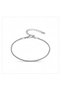 Stainless Steel Italian Twist Chain Unisex Bracelet 3 mm 18 5 cm