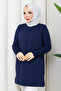 Women's Rayon Mercerized Knitwear Tunic with Middle Seam - 5