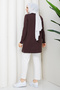 Women's Rayon Mercerized Knitwear Tunic with Middle Seam - 8