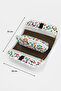 Pop-Up Makeup Bag Organizer with Inner Pocket Travel Cosmetic Bag Triangle Design - 4